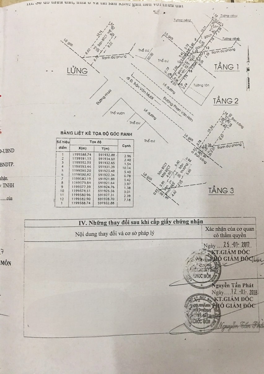 Bán nhà mặt tiền phan văn hớn gần chợ đại hải, hóc môn.
