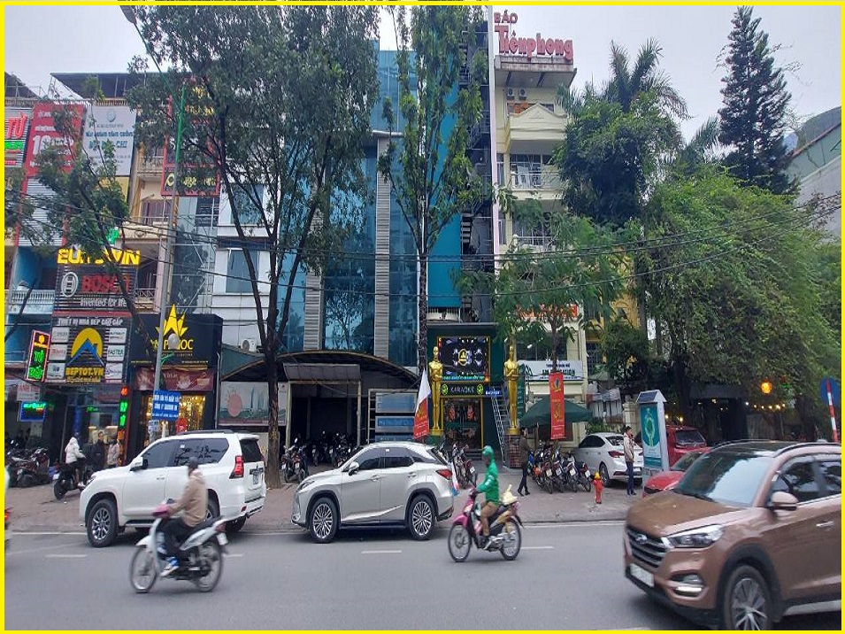 Bán tòa nhà mặt phố Hoàng Quốc Việt-Từ Liêm-vỉa hè rộng-oto dừng đỗ 205m2-88 tỷ