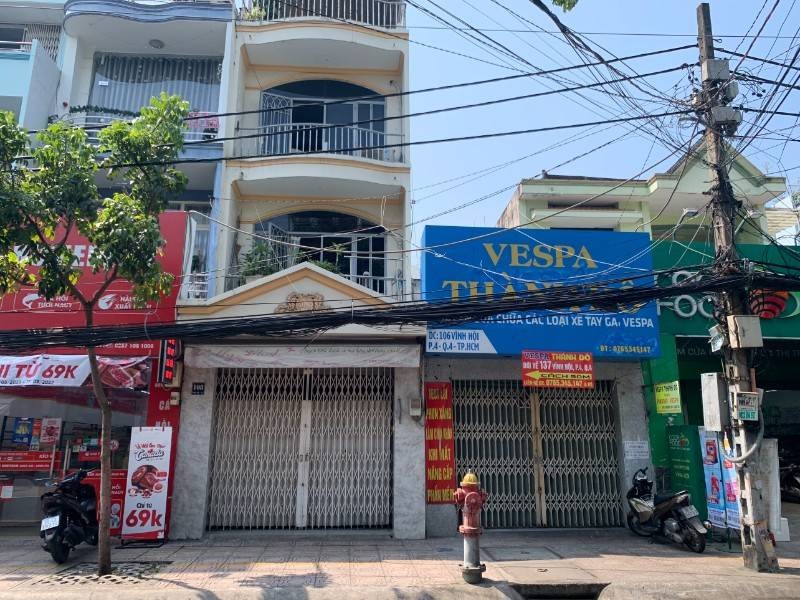 Cho thuê nhà phố thương mại 48 m2 106 Vĩnh Hội, Phường 4, Quận 4, Hồ Chí Minh