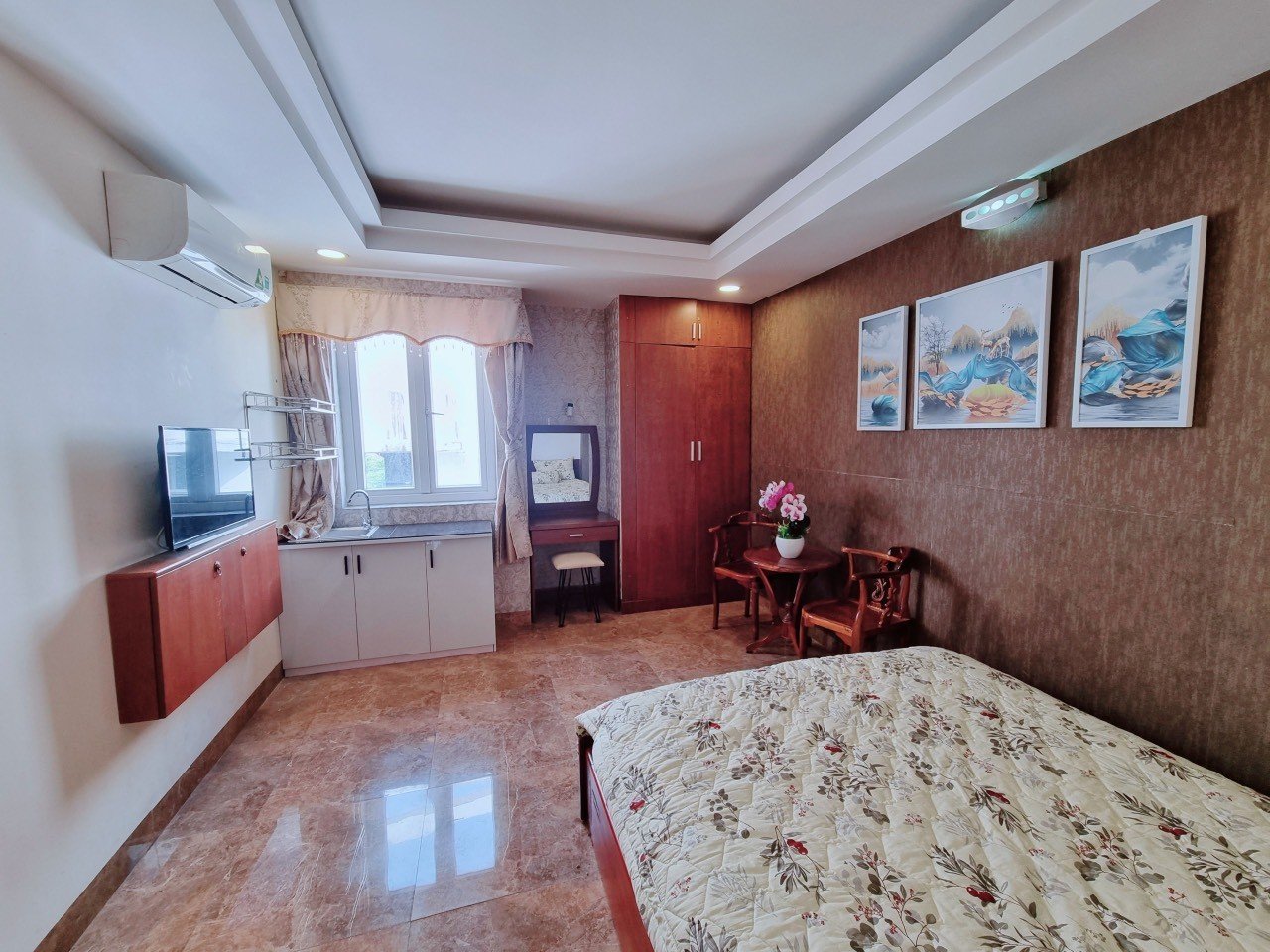 Cho thuê căn hộ chung cư Prosper Plaza Đường Phan Văn Hớn Quận 12 diện tích 65m2 full nội thất