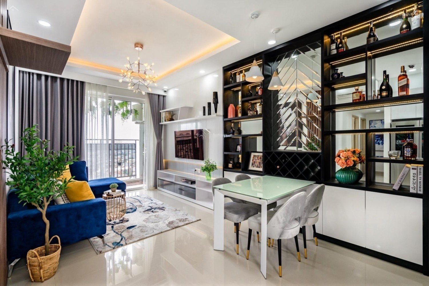 Cho thuê căn hộ chung cư 62m2 2PN tại Akari City Bình Tân giá chỉ 9 triệu
