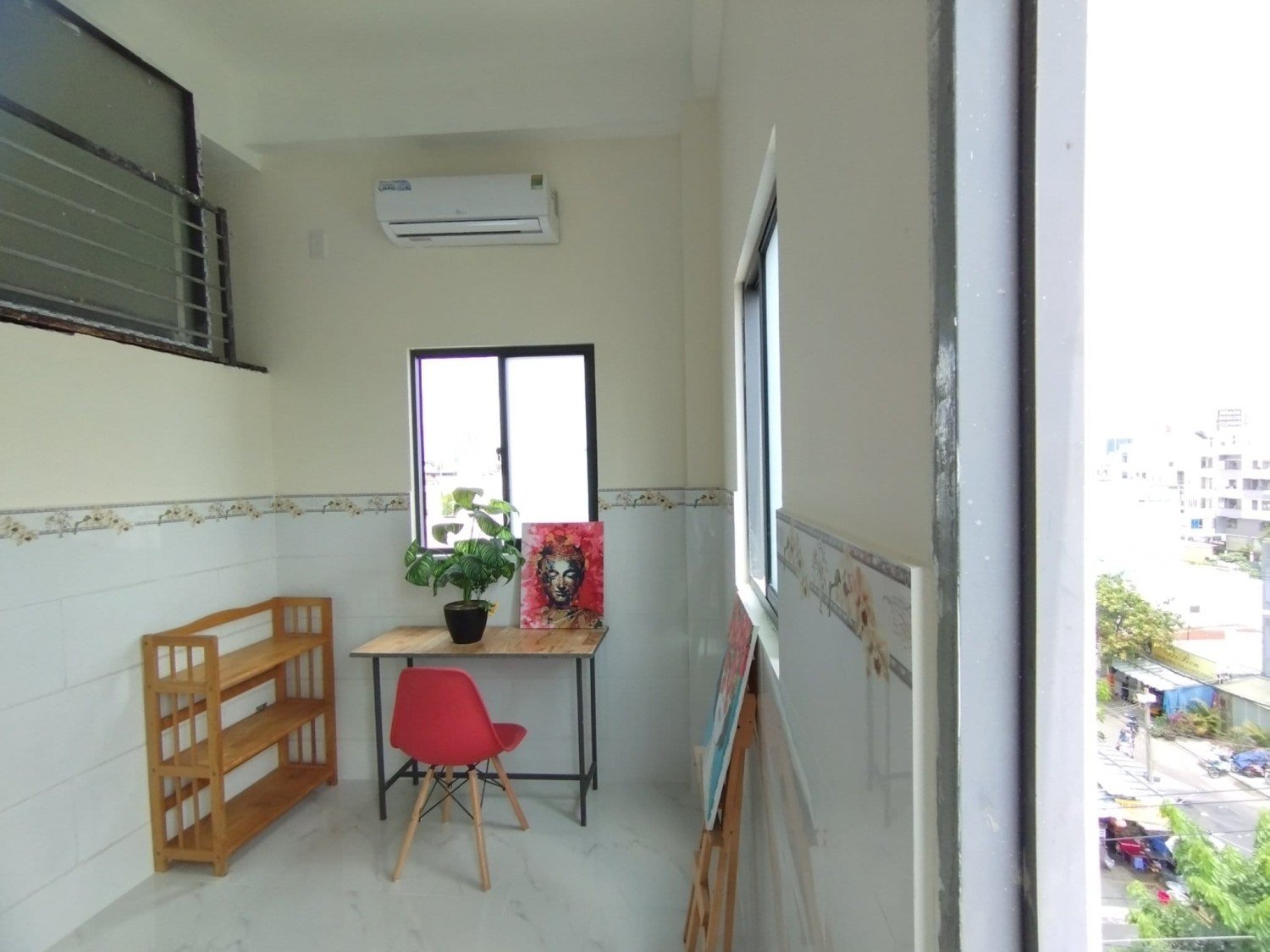 Phòng trọ mới 32m² có ban công, tách bếp, full nội thất gần chợ Gò Vấp – Đại học Công Nghiệp