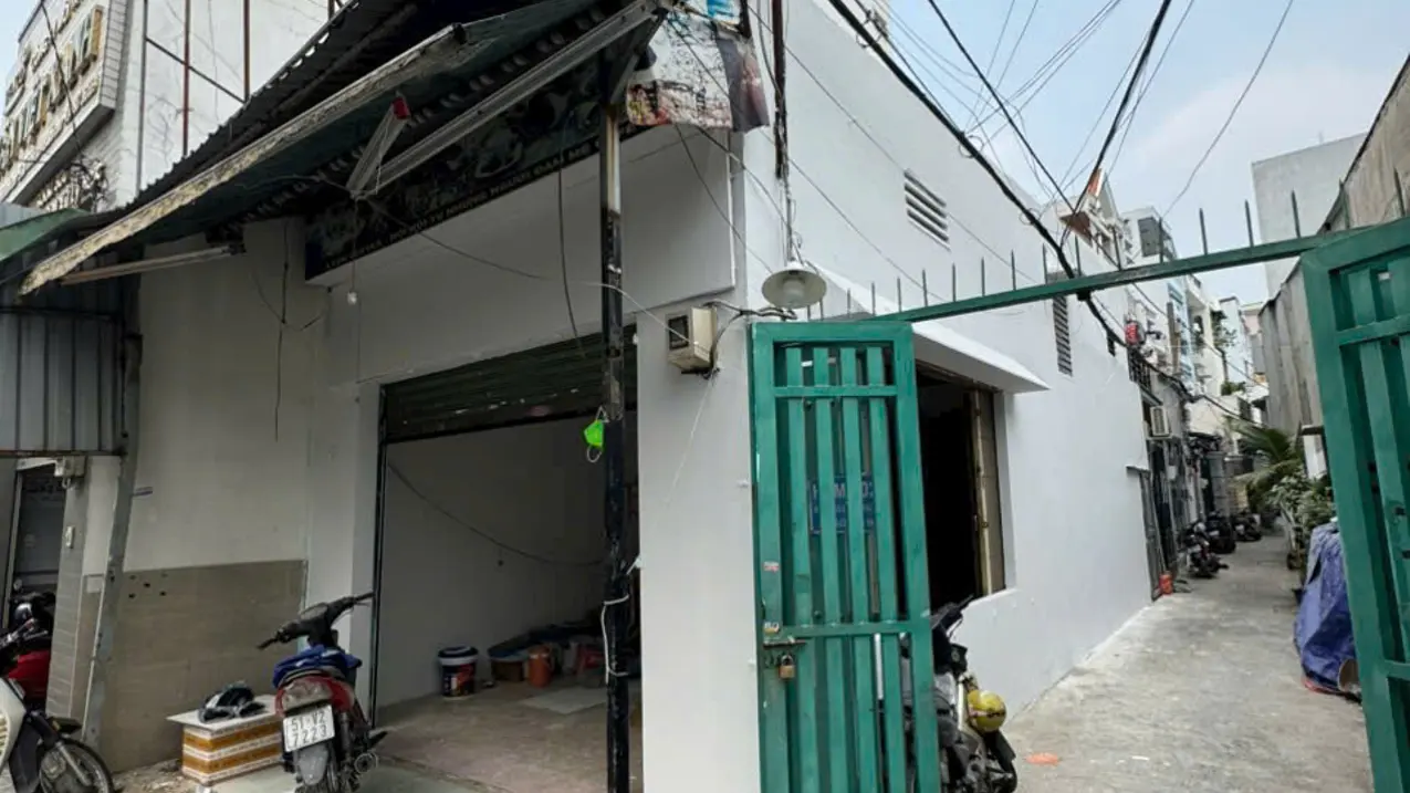 Cho thuê nhà Mặt Tiền đường Nhánh Lê Văn Thọ P11, Quận Gò Vấp_DT:4mx14m. Giá 15 triệu