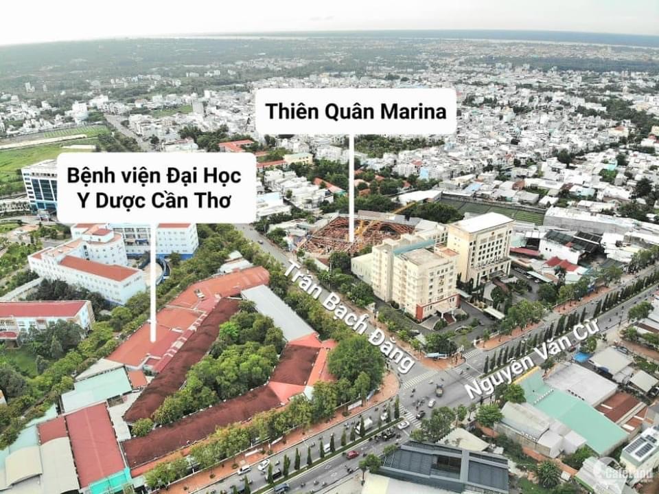 Bán căn hộ chung cư cao cấp Thiên Quân Marina Ninh Kiều Cần Thơ 52m2 giá 32 triệu/m2