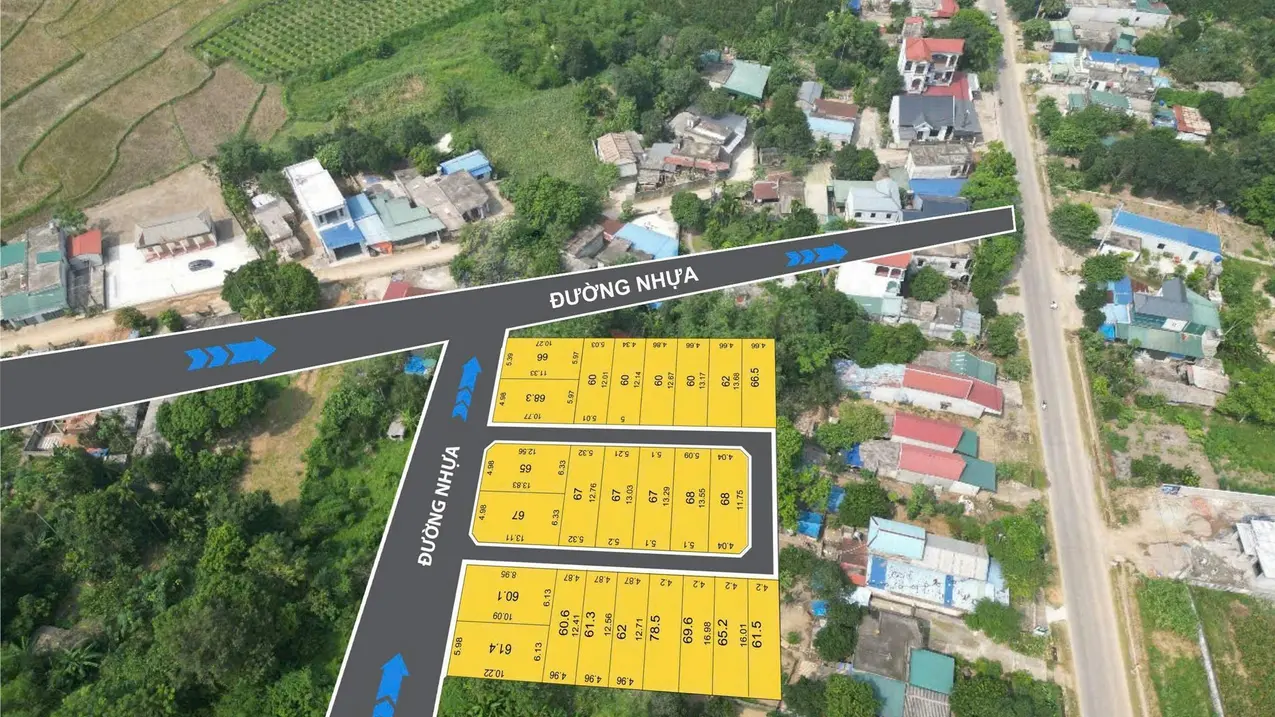 Bán đất 69 m2 tại Quốc lộ 21B, An Bình, Lạc Thủy, Hòa Bình, tiện ích đầy đủ