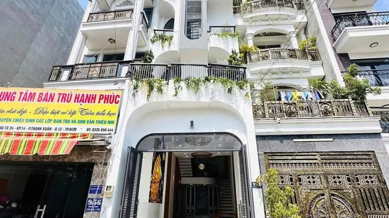 Bán nhà riêng 4 tầng đường Thạnh Xuân 24 quận 12 diện tích 68m2 giá chỉ 6,49 tỷ