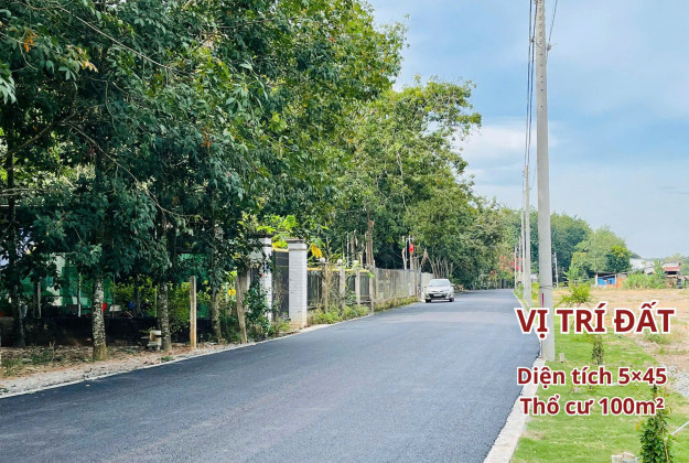 Bán đất mặt tiền đường Đồi Đá nhựa Tân Long Phú Giáo Bình Dương 5x45m gần chợ