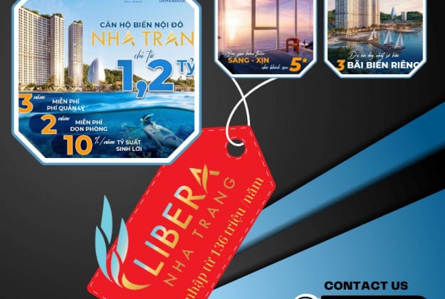 Bán căn hộ chung cư 65 m2 Nha Trang Khánh Hòa tiện ích nghỉ dưỡng 6 sao