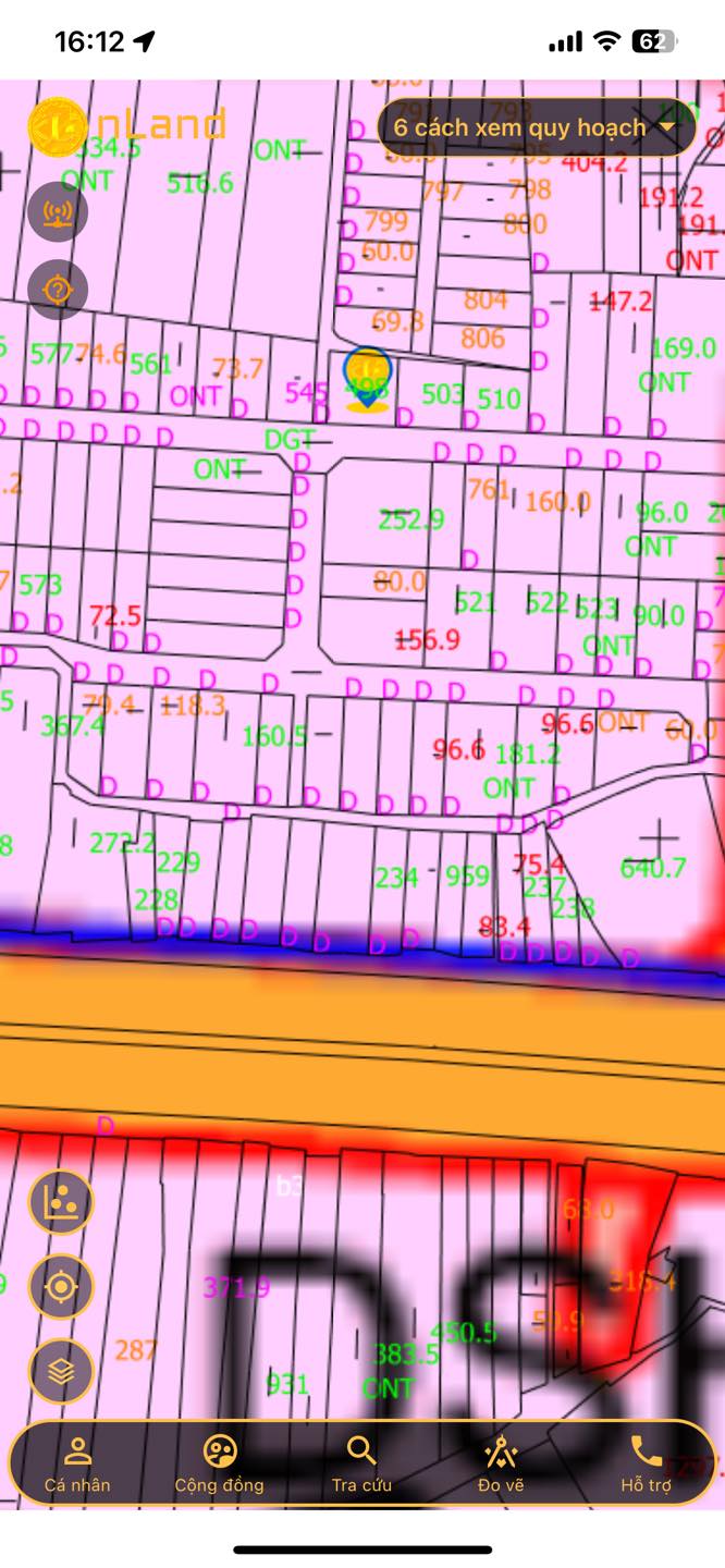 Bán lô đất hẻm ô tô 67.7m2 đường Phú Tân Vĩnh Thạnh Nha Trang