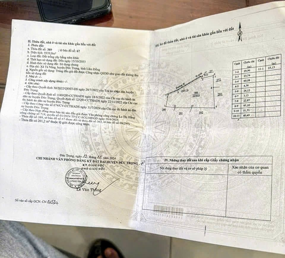 Bán đất trang trại 2,6ha tại hẻm Đoàn Kết, Tà Năng, Đức Trọng, Lâm Đồng giá tốt