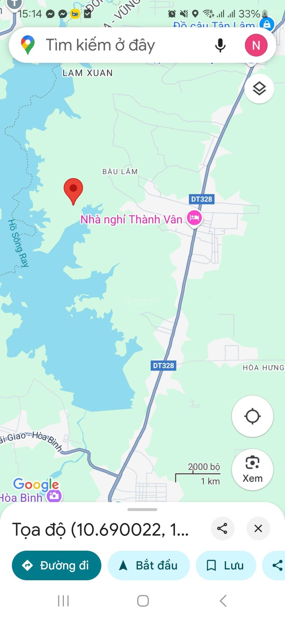 Bán đất 5011m2 tại xã Bàu Lâm, huyện Xuyên Mộc, Bà Rịa - Vũng Tàu, giá 2,500,000,000 VNĐ