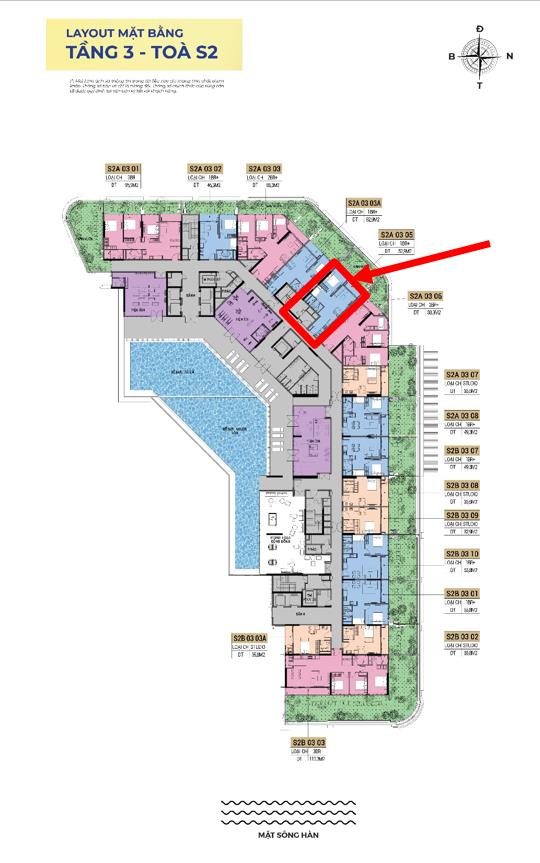 Chào bán căn hộ sân vườn 82.1m2 tại Sun Symphony Đà Nẵng giá chỉ 4.053 tỷ