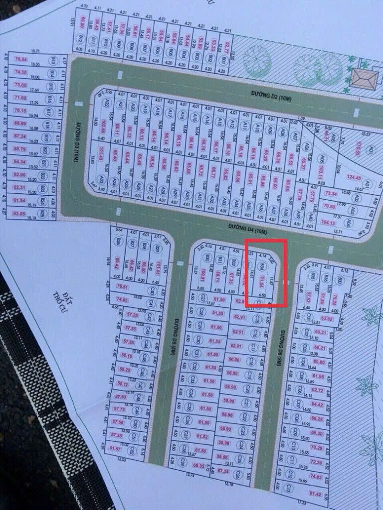 Bán đất nền dự án 91.54m² đường Bưng Ông Thoàn, Thủ Đức, lô góc 2 mặt tiền