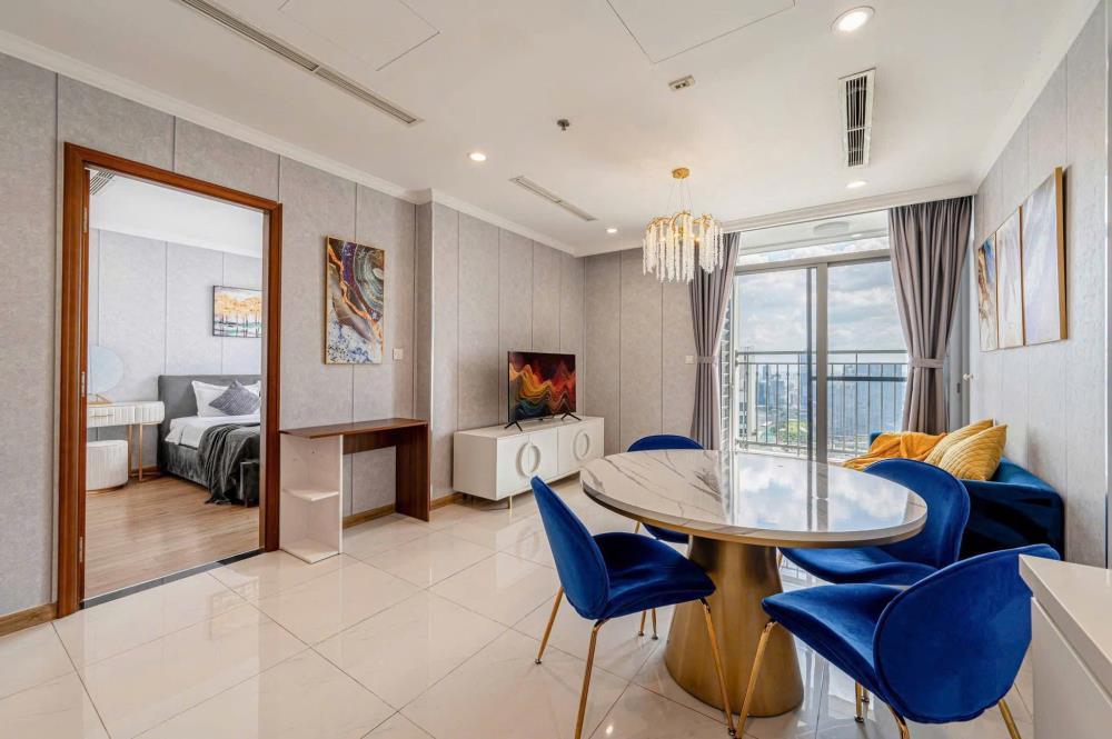 Bán căn hộ cao cấp Indochina 1PN full nội thất, view sông đường Bạch Đằng