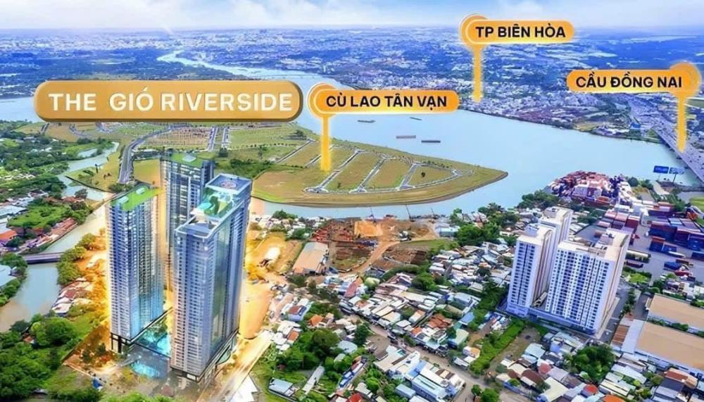Bán căn hộ chung cư 65m2 The Gió Riverside Phường Bình Thắng Dĩ An Bình Dương tiện ích đẳng cấp