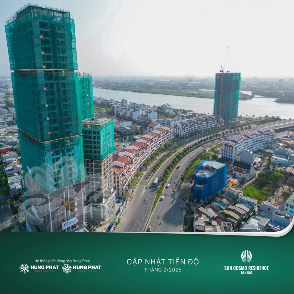 Sang nhượng căn hộ chung cư Sun Cosmo Residence Đà Nẵng 50m2 giá tốt view sông Hàn