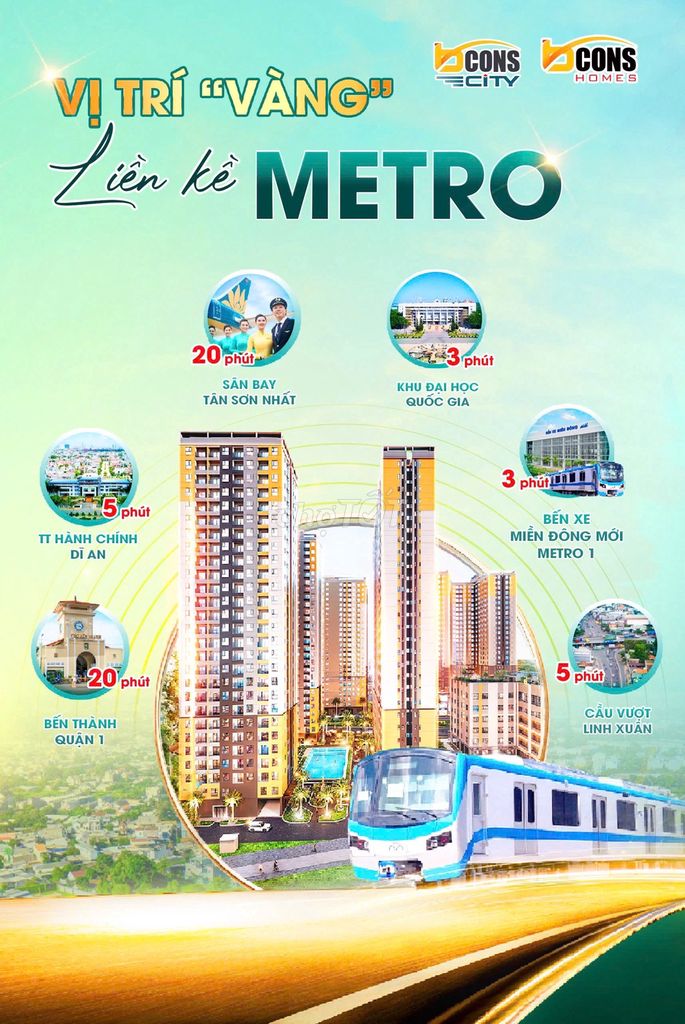 Căn hộ chung cư Bcons Green View Dĩ An 56m² view hồ đá giá 2,200,000,000 VNĐ