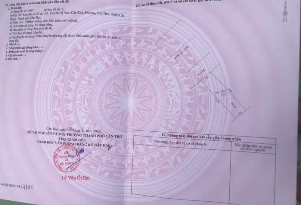Bán nền đường a1 kdc thiên lộc - giá: 2 tỷ 0xx triệu. chốt