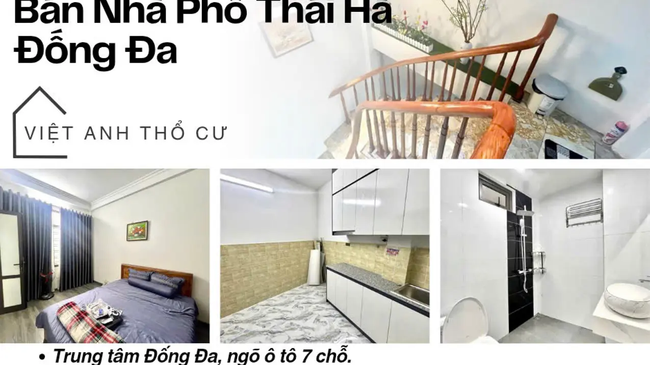 Bán nhà Thái Hà Đống Đa_Ngõ Ô Tô 7 Chỗ_Lô Góc Ba Thoáng_35mx4T_Giá: 6.25 Tỷ_Lh: 0396935***.