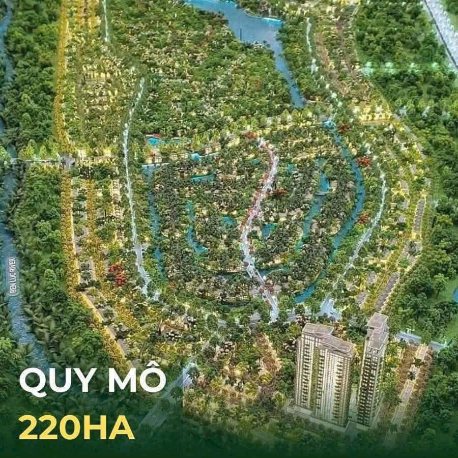 Bán nhà biệt thự liền kề 253m2 Thanh Phú Bến Lức Long An tiện ích xanh Blue Zones