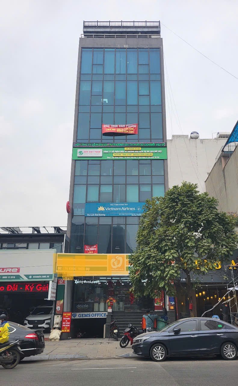 Bán tòa building mặt phố Hoàng Quốc Việt, 2 thoáng trước sau, 125m2, mặt tiền 9m