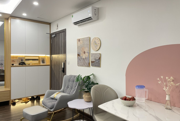 Cho thuê căn hộ 1 phòng ngủ, full nội thất, tại Hoàng Huy Grand Tower, Sở Dầu, giá chỉ 10 triệu mỗi tháng