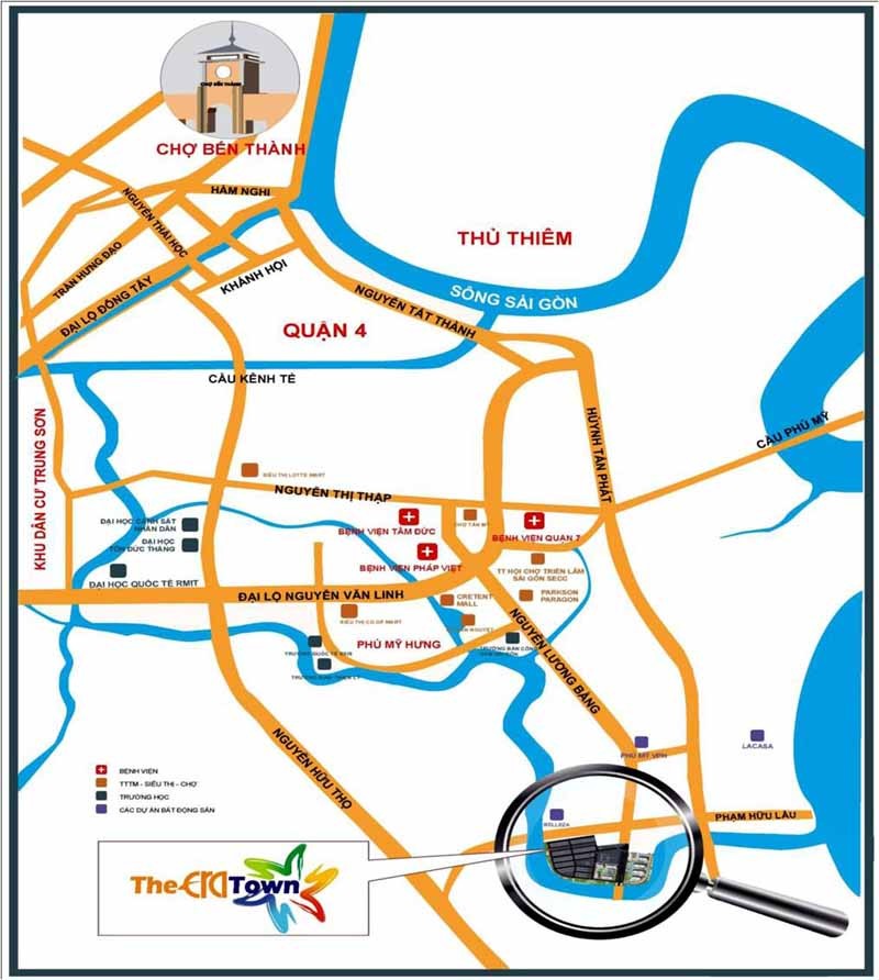 Cho thuê căn hộ EraTown gồm 3 phòng ngủ, giá 10 triệu, tại Quận 7