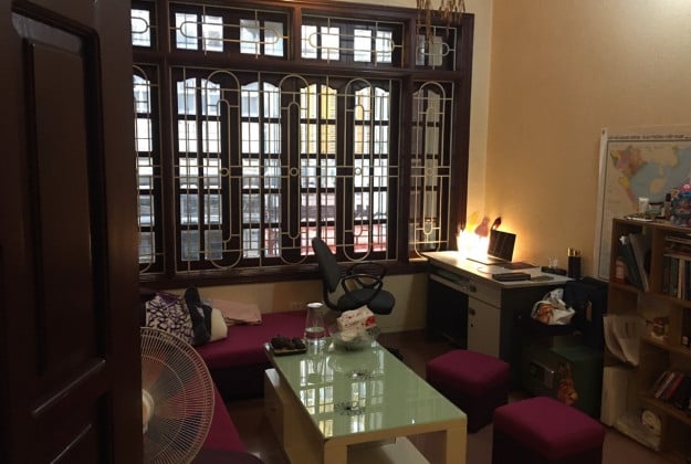 Cho thuê nhà 5 tầng ngõ ô tô tránh Hoàng Ngọc Phách, Đống Đa – 48m², 6 phòng, full nội thất, giá 22 triệu/tháng
