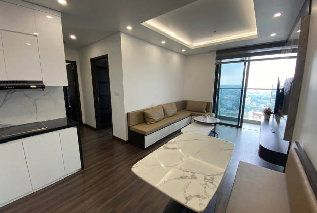 Căn hộ 2PN nội thất cao cấp tại Hoàng Huy Grand Sở Dầu cho thuê giá 10tr/tháng