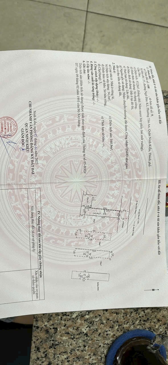 Bán nhà 3PN đường Ngô Đức Kế, gần bến Ninh Kiều giá 14 tỷ, sổ hồng hoàn công