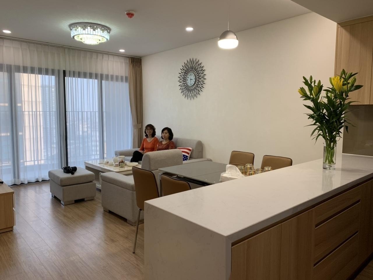 Cho Thuê Căn Hộ Sky Park Tôn Thất Thuyết giá từ 15tr/th có 2 - 3 PN Full nội thất