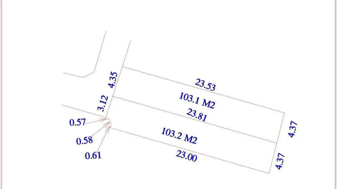 Bán đất 103m2, ô tô vào, ngõ thông, nở hậu, TT Quang Minh, 3.6 tỷ – Chính chủ
