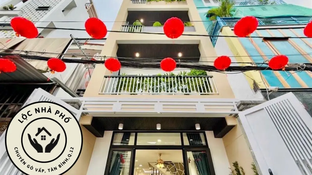 Gấp bán nhà 4 tầng hẻm ô tô, Phạm Văn Chiêu, P8 Gò Vấp, 8.x tỷ - 4.9 x 15m