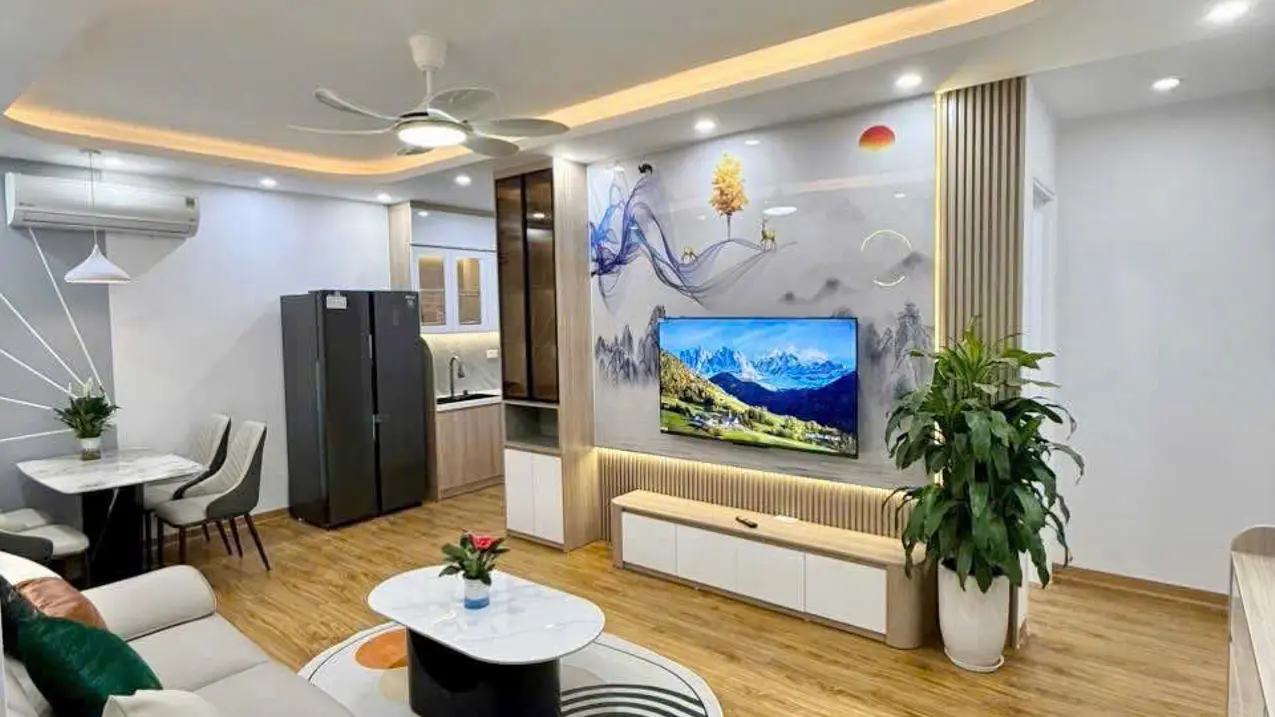 Bán căn hộ Rice City Tây Nam Linh Đàm, 58m², 2PN, full nội thất, giá chỉ nhỉnh 3X tỷ