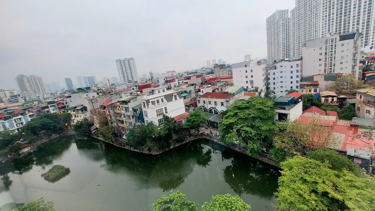 Bán toà nhà lô góc đẳng cấp, 120m² x 9 tầng, dòng tiền 130 triệu/tháng, khu Nhân Hòa