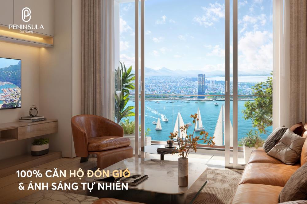 Siêu phẩm 1 căn 2pn Peninsula Đông Nam view triệu đô sông Hàn
