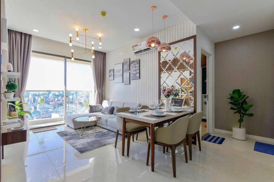 Căn hộ mới 2pn Phạm Văn Đồng, view sân bay 1,55 tỷ, 55m2 sẵn nội thất, bao sổ
