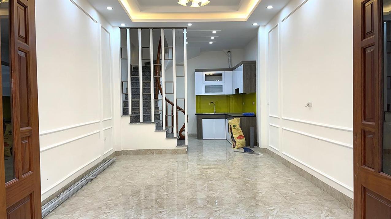 Bán nhà riêng 30m2 x 5 tầng tại An Trai, Vân Canh, Hoài Đức, ô tô đỗ gần 15m
