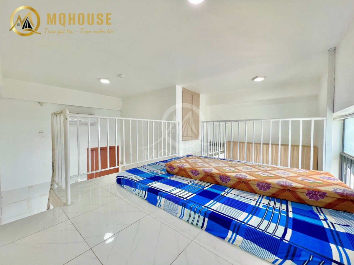 Căn hộ Duplex Bình Thạnh, 45m2 siêu rộng giá rẻ, không giới hạn người ở, full nội thất
