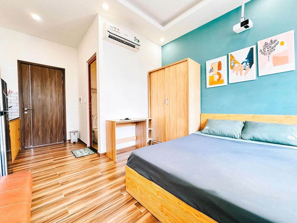 Cho thuê phòng studio Lý Thường Kiệt, Quận 10, full nt, khoá vân tay, thang máy, giờ tự do ko chung chủ