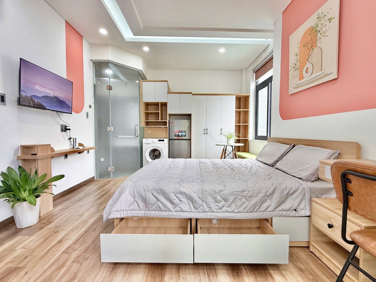 Cho thuê trọ full nội thất ngay Nguyễn Xí, Bình Thạnh, tiện nghi xịn xò, không chung chủ