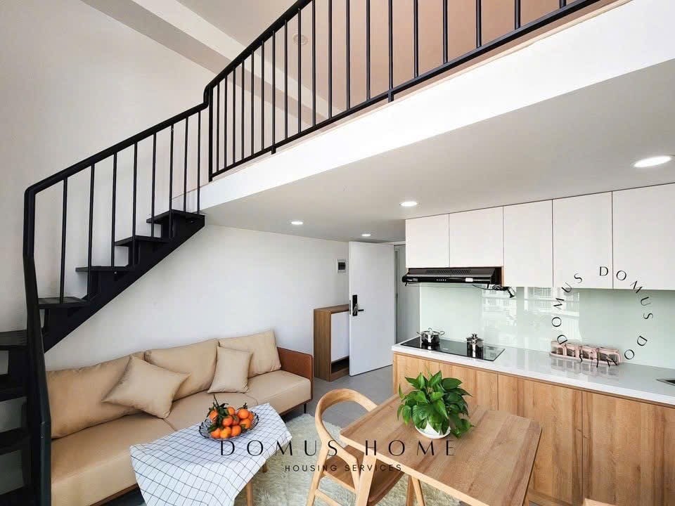 Cho thuê Phòng Duplex + ban công Trần Xuân Soạn, Quận 7, giá 8 triệu, full nội thất đẹp