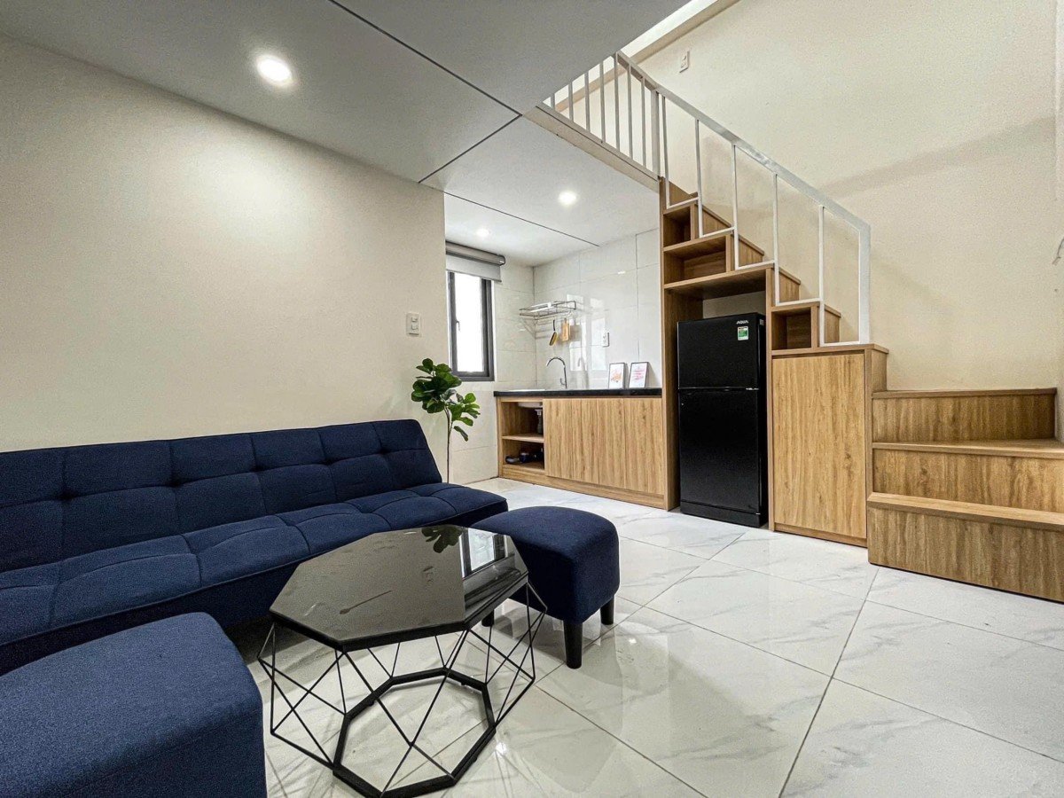 Cho thuê phòng 28m² có gác, ban công full nội thất tại Nguyễn Thị Kiểu, Quận 12 – Giá 3,7 triệu