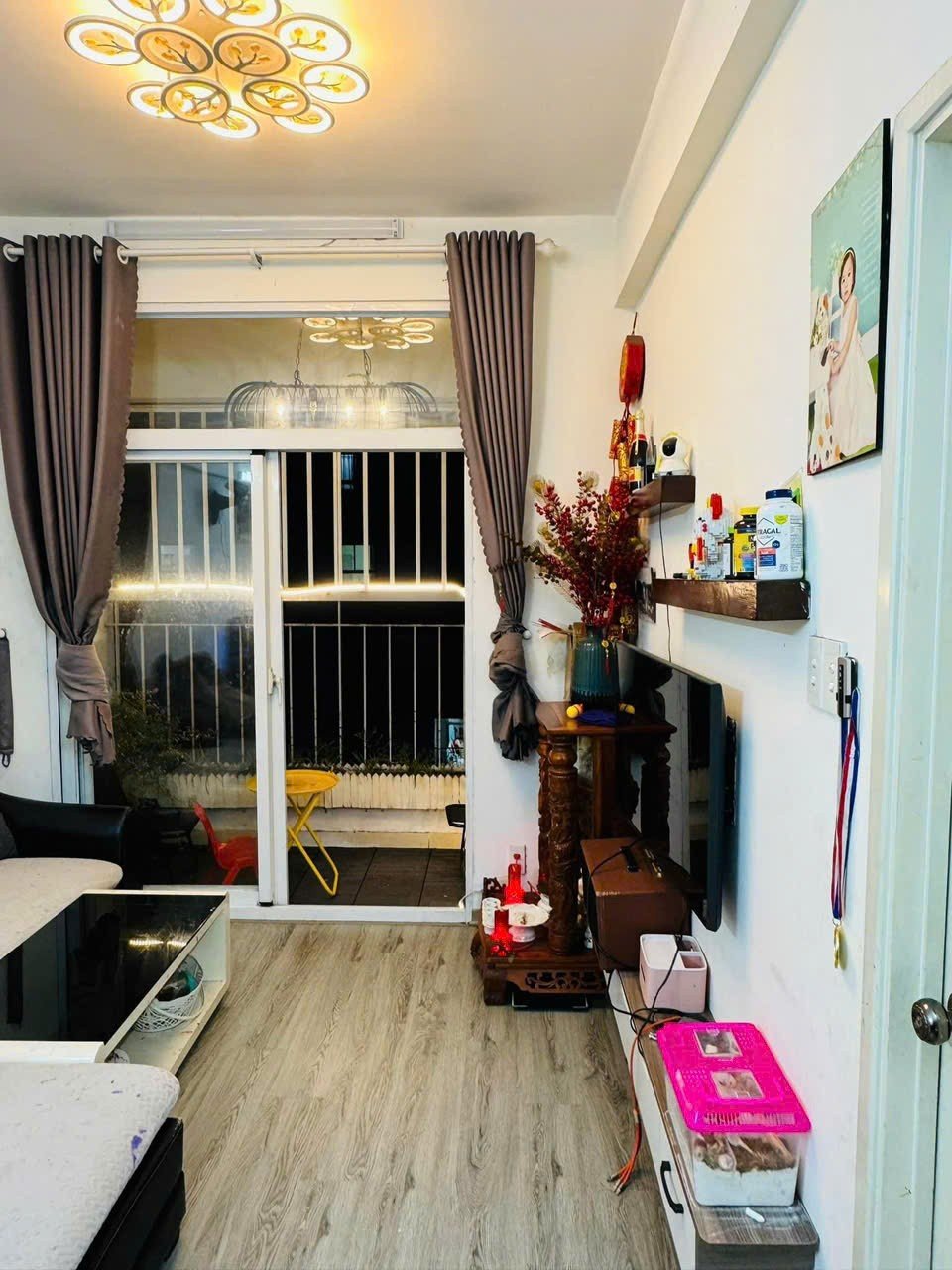 Cho thuê căn hộ Screc Tower 60m² Trường Sa Quận 3 – full nội thất, 1PN, giá 10.5 triệu