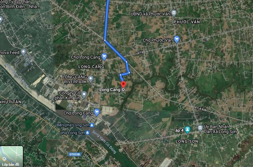 Bán đất thổ cư 500m² Long Cang Cần Đước Long An – sổ hồng công chứng ngay, đường 4m, giá 3.8 tỷ