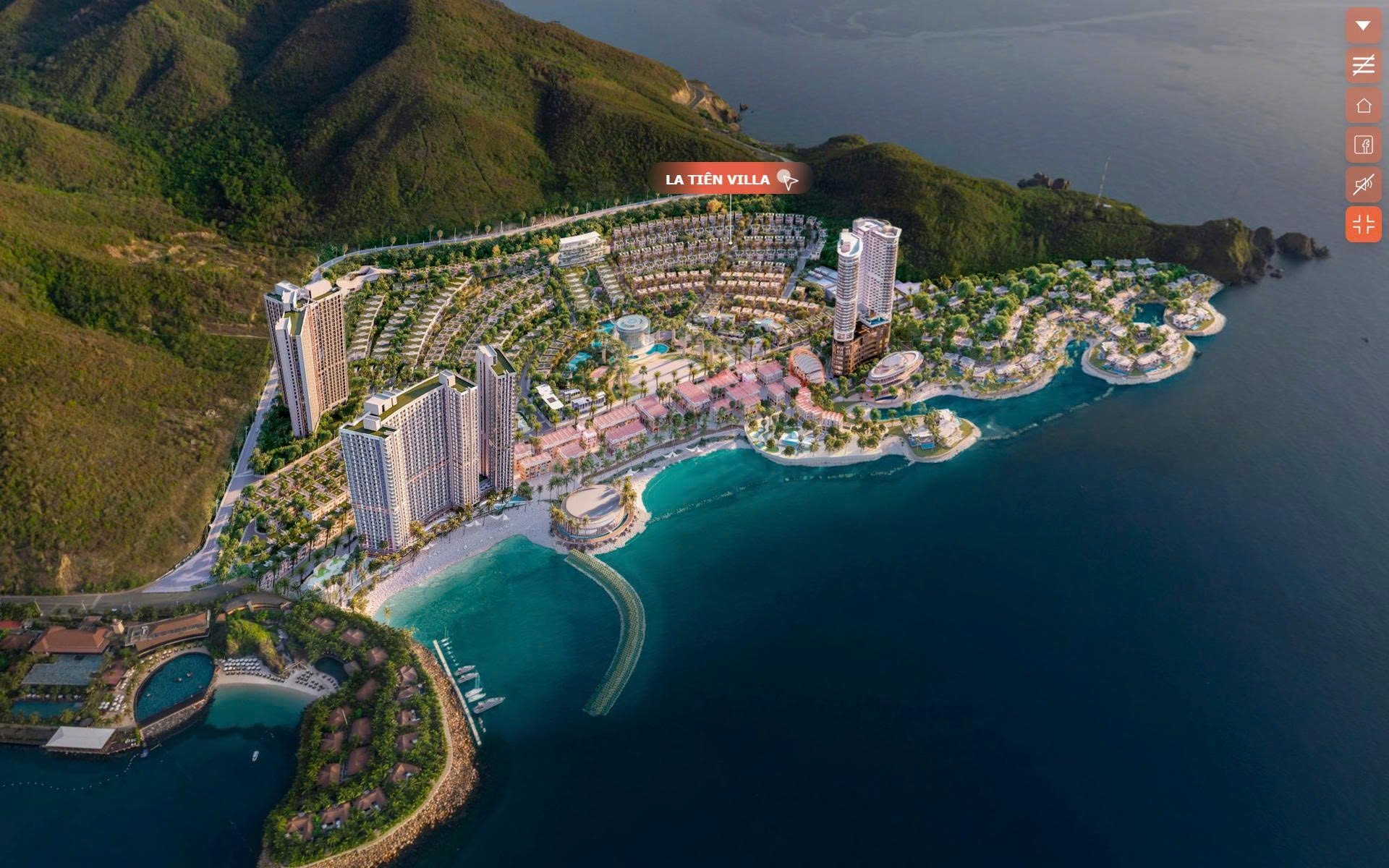 Bán biệt thự LA TIÊN VILLA Nha Trang – lưng tựa núi, view biển, 3PN 3WC, 154m², sổ hồng riêng