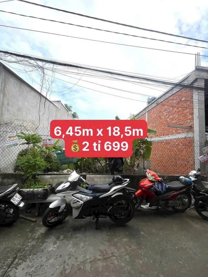 Bán đất nền hẻm 278 Tầm Vu, Hưng Lợi, Cần Thơ, giá 2 tỷ 7