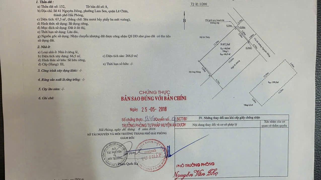 Bán Nhà Góc Mặt Đường Nguyên Hồng, Lam Sơn, Lê Chân – Vị Trí Đẹp, Kinh Doanh Đỉnh