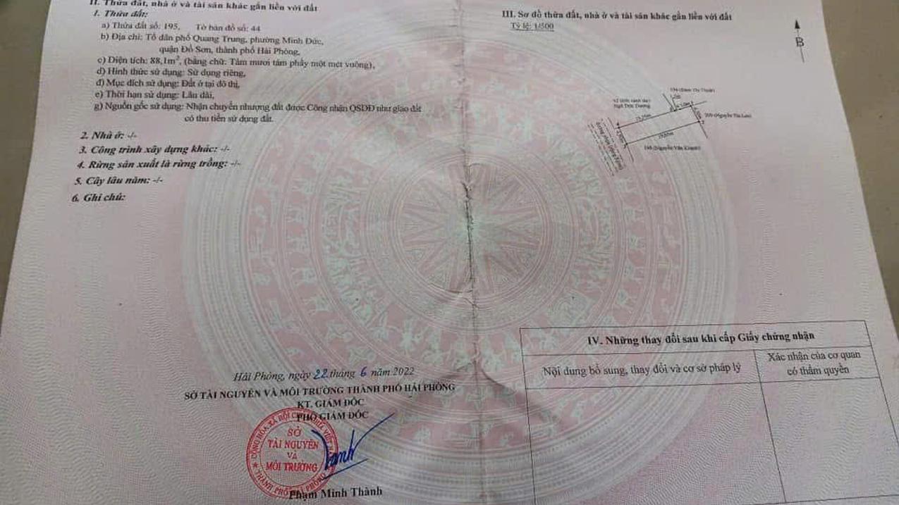 Cần bán đất 171 Thượng Đức, mặt tiền nhựa 5m giá nhỉnh 1,9 tỷ