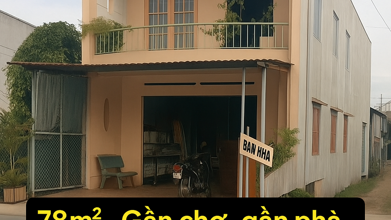 Bán nhà mặt phố Tân Châu An Giang, diện tích 78m²,Kinh doanh tốt, giá 3,5 tỷ